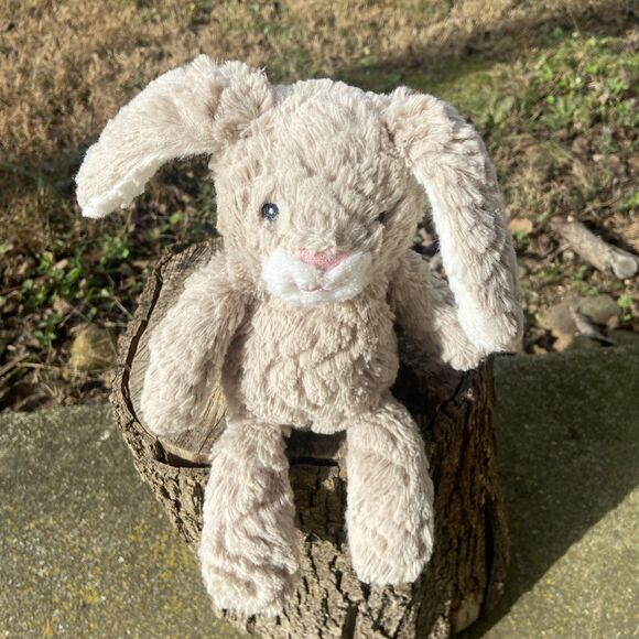 Mary Meyer Plush Bunny Rabbit soft & cuddly Tan with cream ears and tail 10 in - Picture 1 of 6